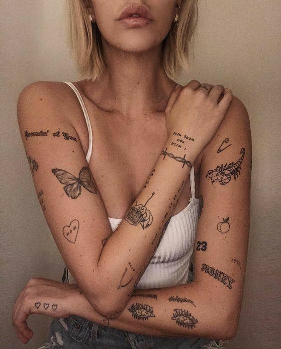 Fashion Tatuagens feminina 