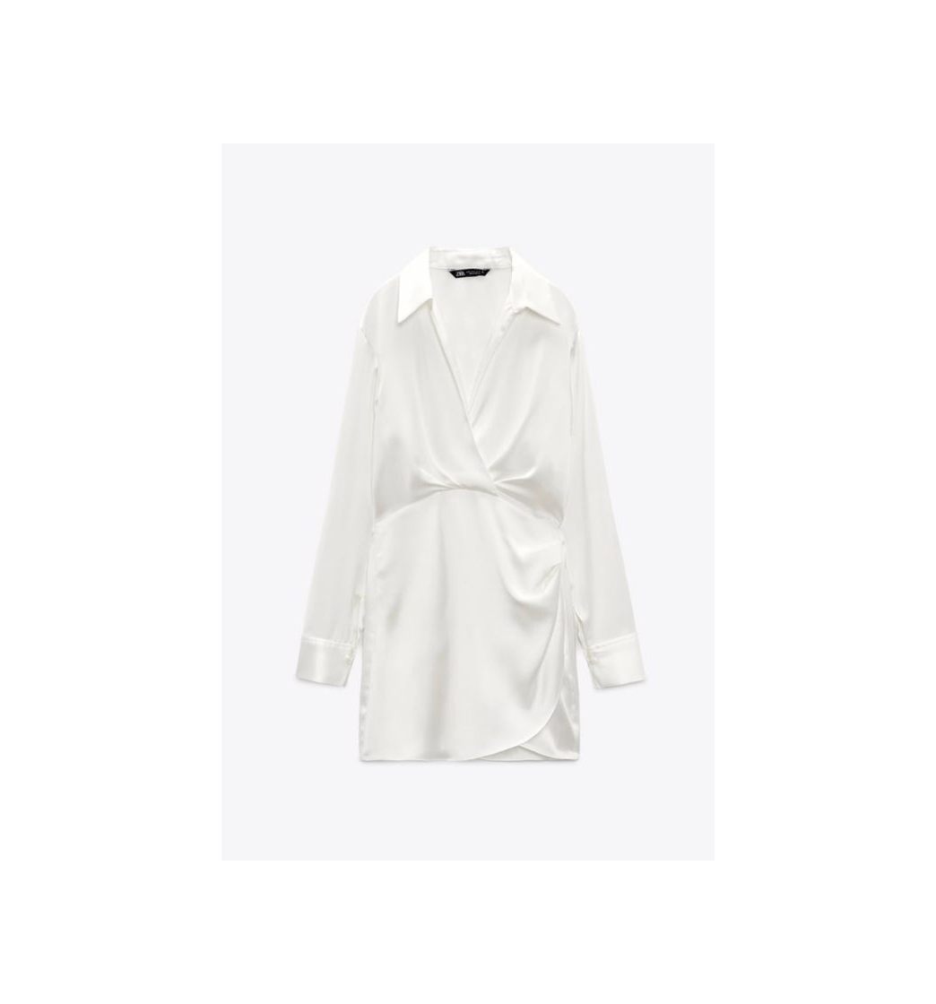 Social Vestido Curto Acetinado 