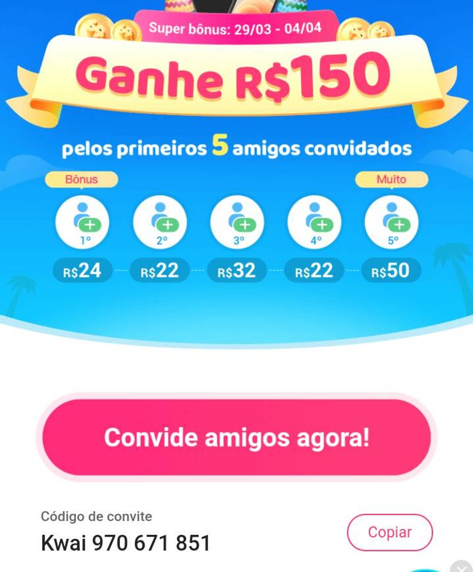 Apps Ganhe dinheiro no kwai!! 