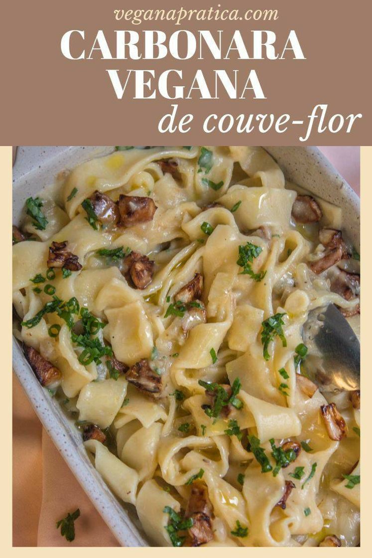 Moda Carbonara de Couve-Flor