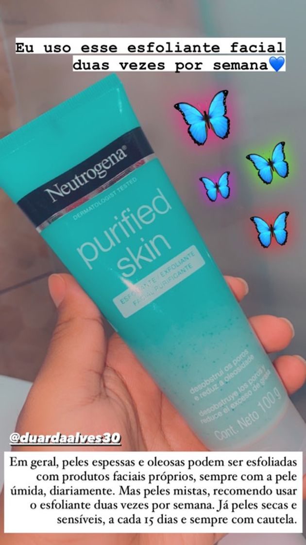 Fashion Esfoliante facial neutrogena purified skin 💙