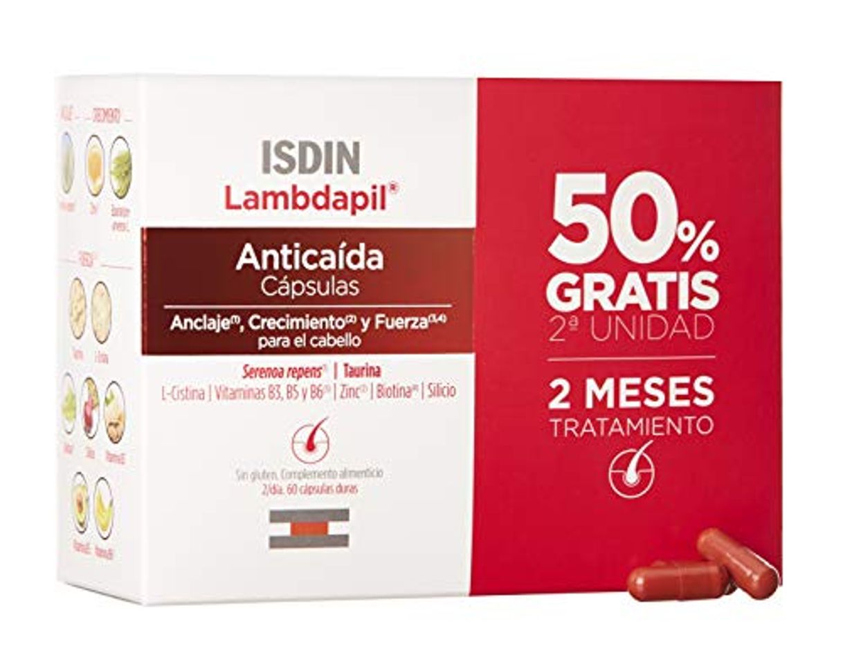 Belleza Pack Lambdapil Isdin anticaida duplo 60