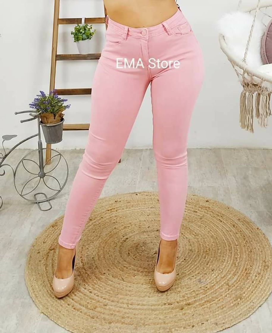 Producto Calças jeans rosa