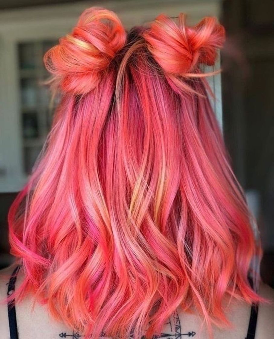 Fashion Cabelo rosa 