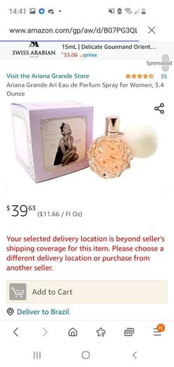 Perfume ariana grande