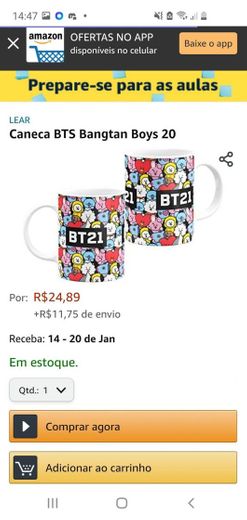 Caneca BTS