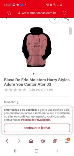 Moletom Harry Styles