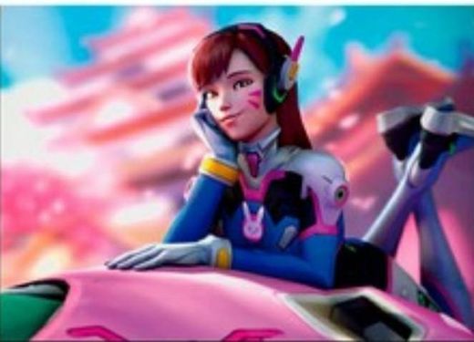 Quadro decorativo MDF Overwatch D.Va - Artgeek - Loja Nerd de ...