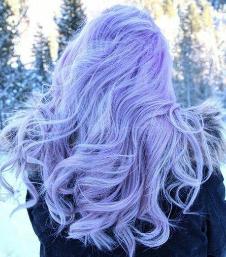 Cabelo cor pastel