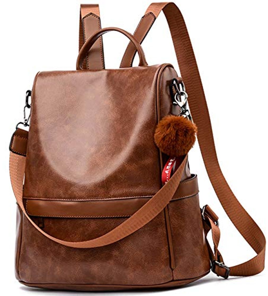 Social Anti-robo Mujer Mochila de Cuero de pu mochila de Bolsa de mano