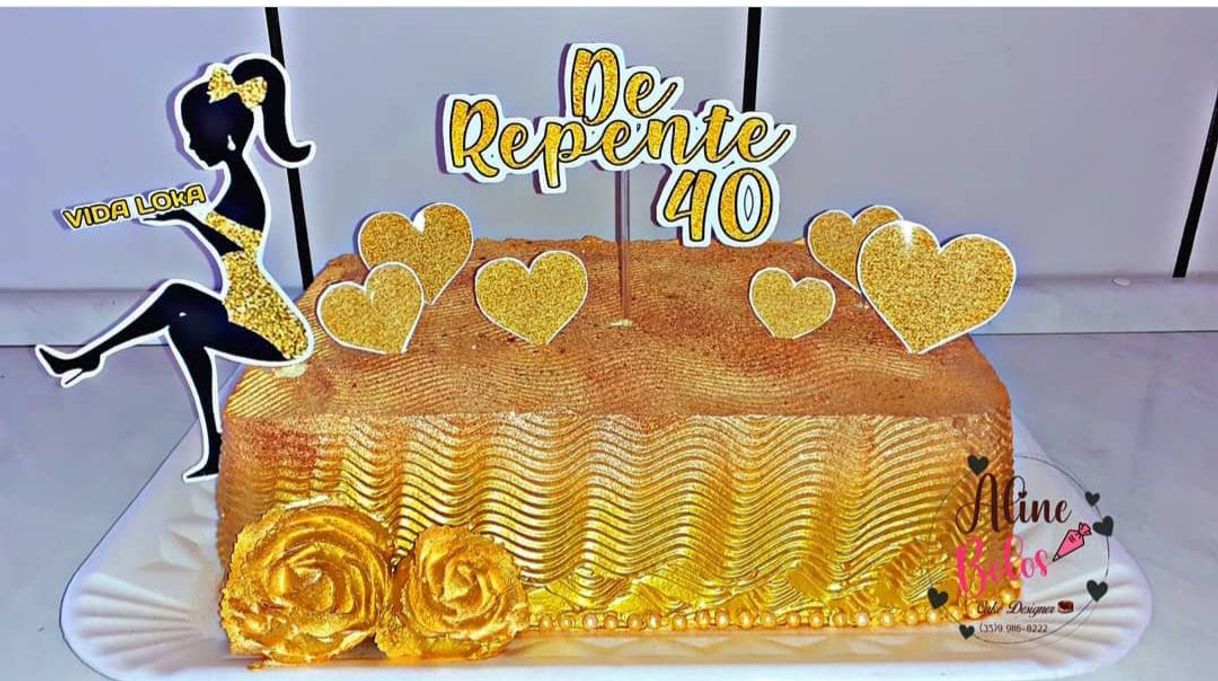 Social Bolo decorado 