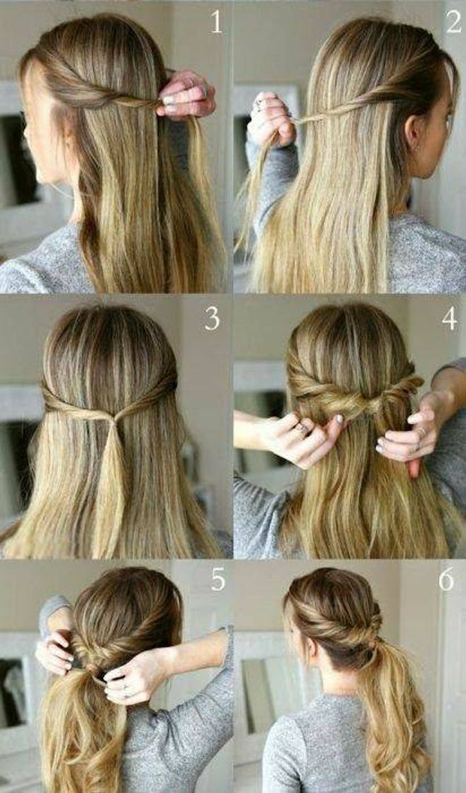 Moda Penteado fácil para fazer em casa