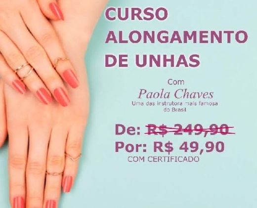 CURSO DE ALONGAMENTO DE UNHAS 