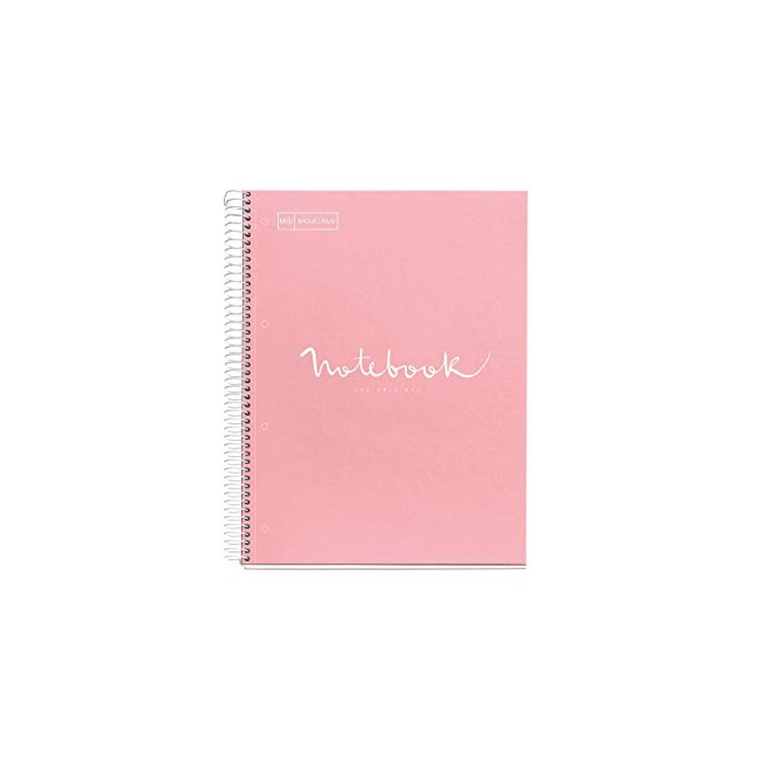 Social MIQUELRIUS Cuaderno Espiral Microperforado, Cubierta Cartón Forrado, Tamaño A4 210 x 297