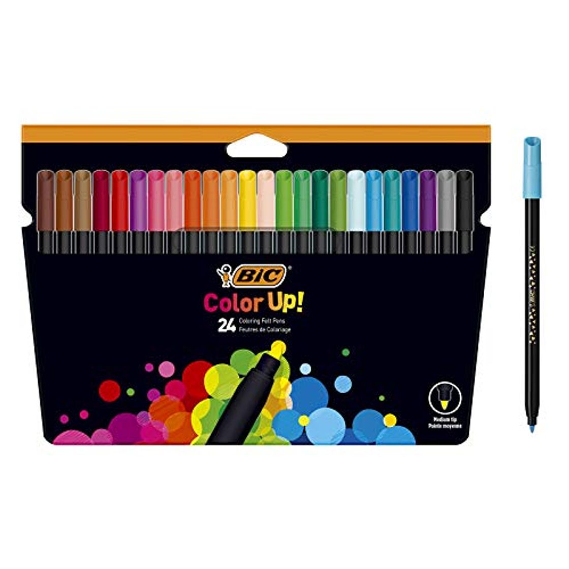 Social BIC Color Up rotuladores de colorear - colores surtidos, pack de 24