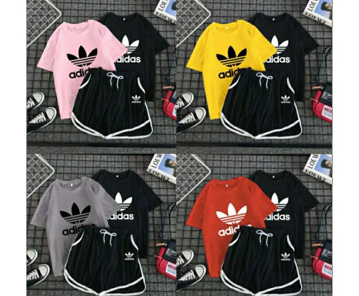 Moda 2 pçs Adidas 