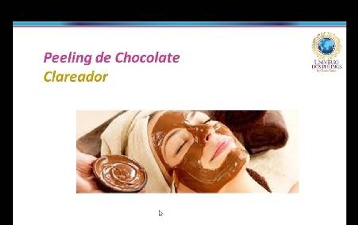 Fashion Peeling de chocolate 🍫 para manchas e melasma.