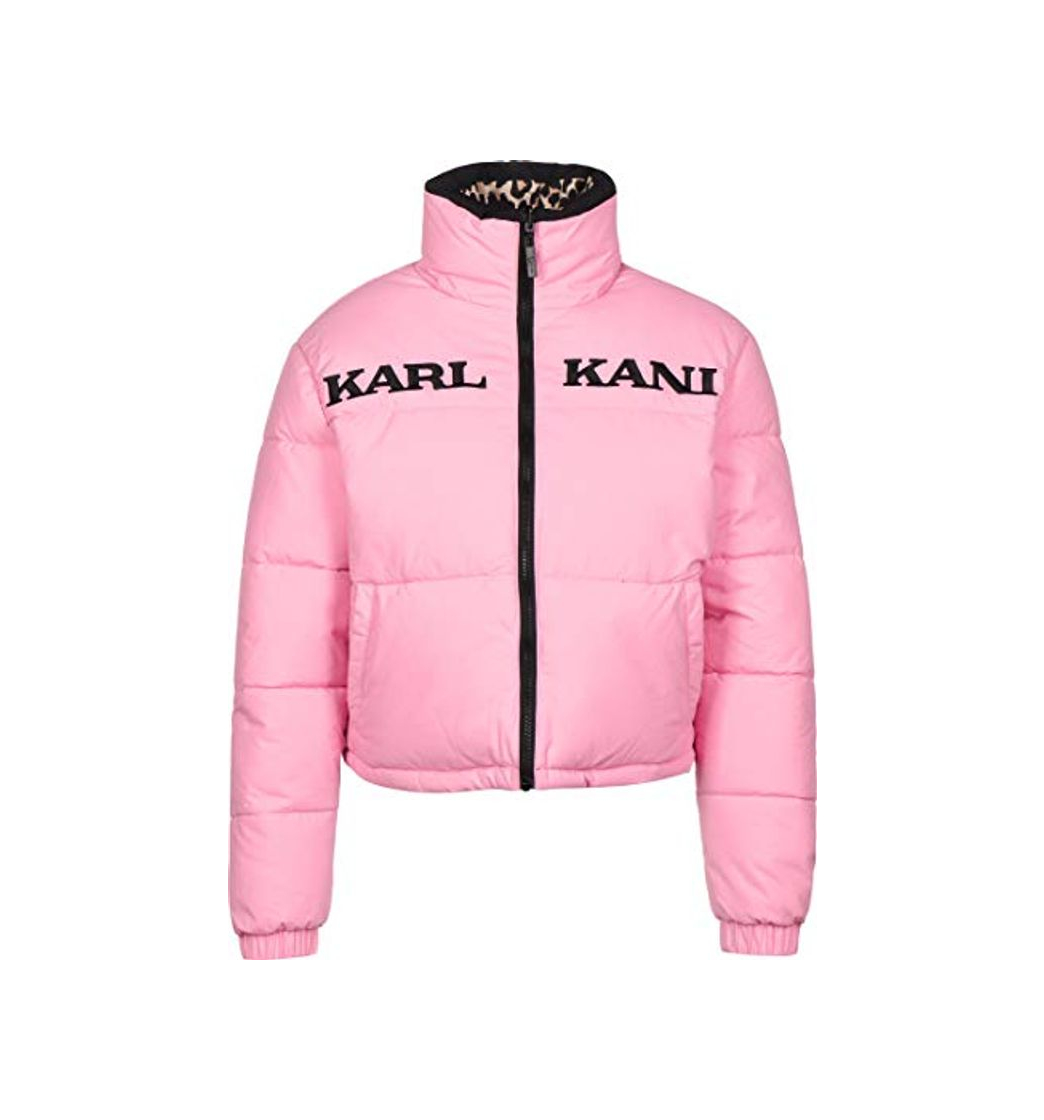 Karl Kani Retro Reverse Short Puffer Chaqueta de Invierno Pink