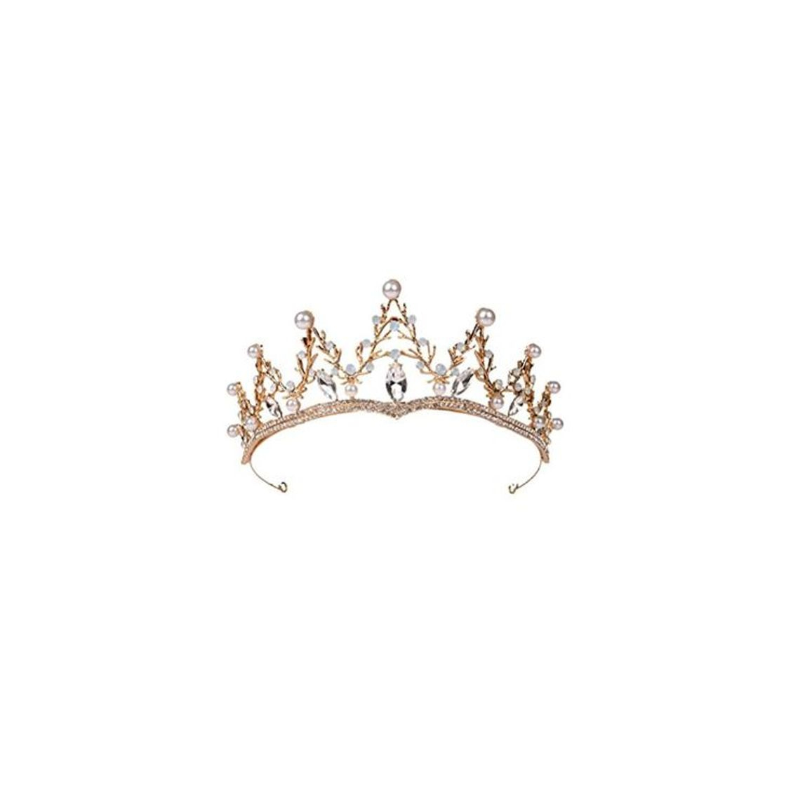 Producto Barroco Rhinestone Tiara Coronas para mujeres Coronas de novia Coronas Coronas Joyas