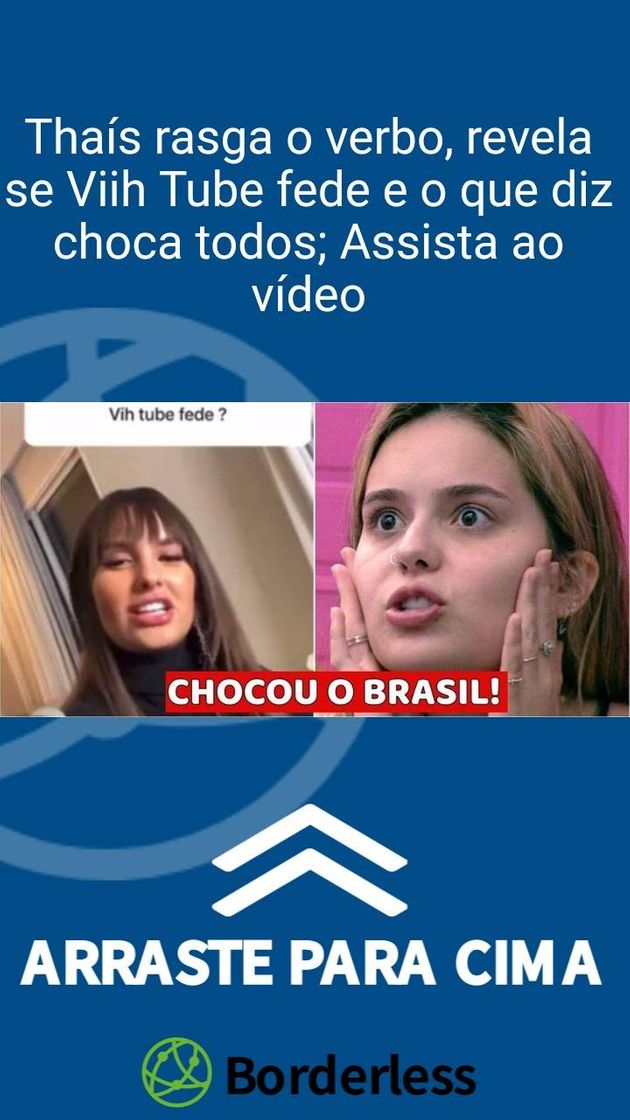 Fashion Thaís rasga o verbo, revela se Viih Tube fede 