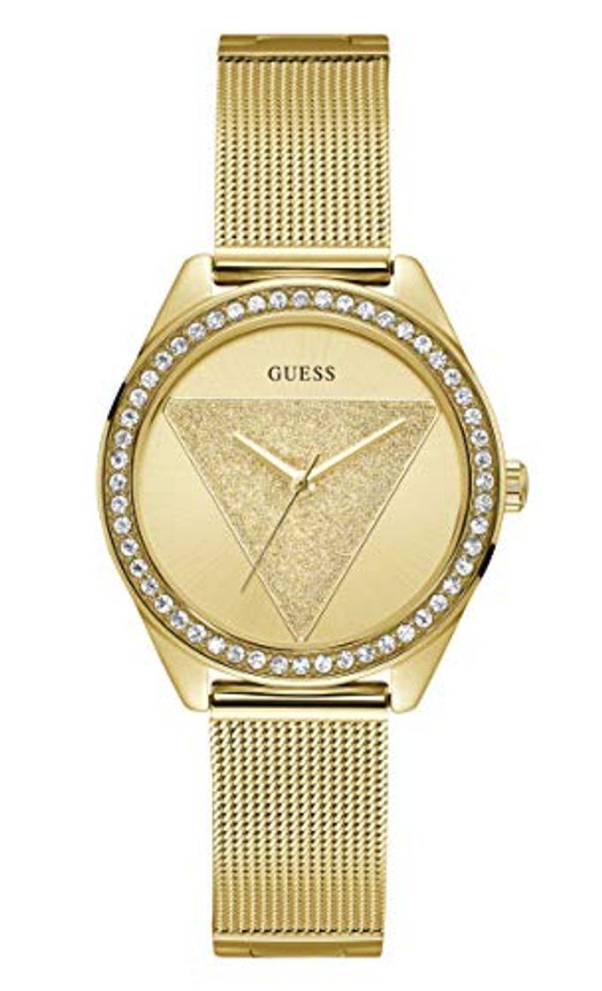 Moda Guess Reloj Analógico para Mujer de Cuarzo con Correa en Acero Inoxidable W1142L2