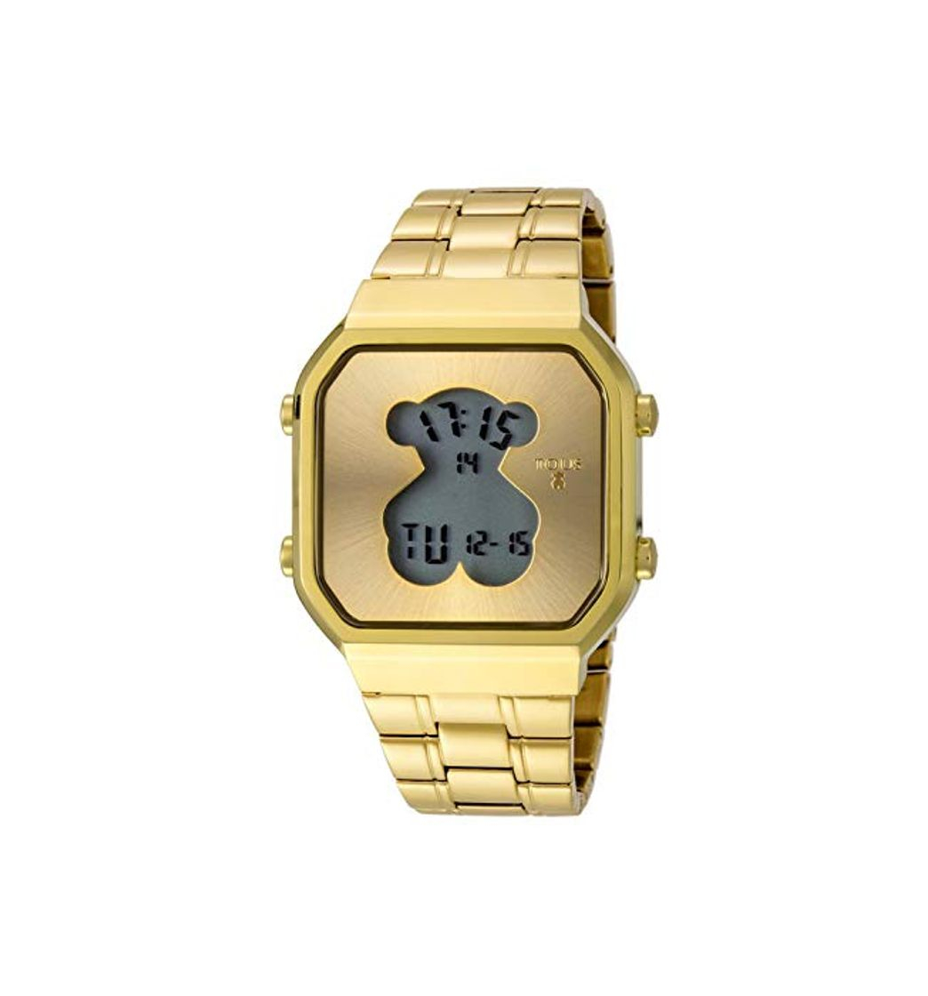 Productos Reloj Tous D-Bear SQ de acero IP dorado Ref