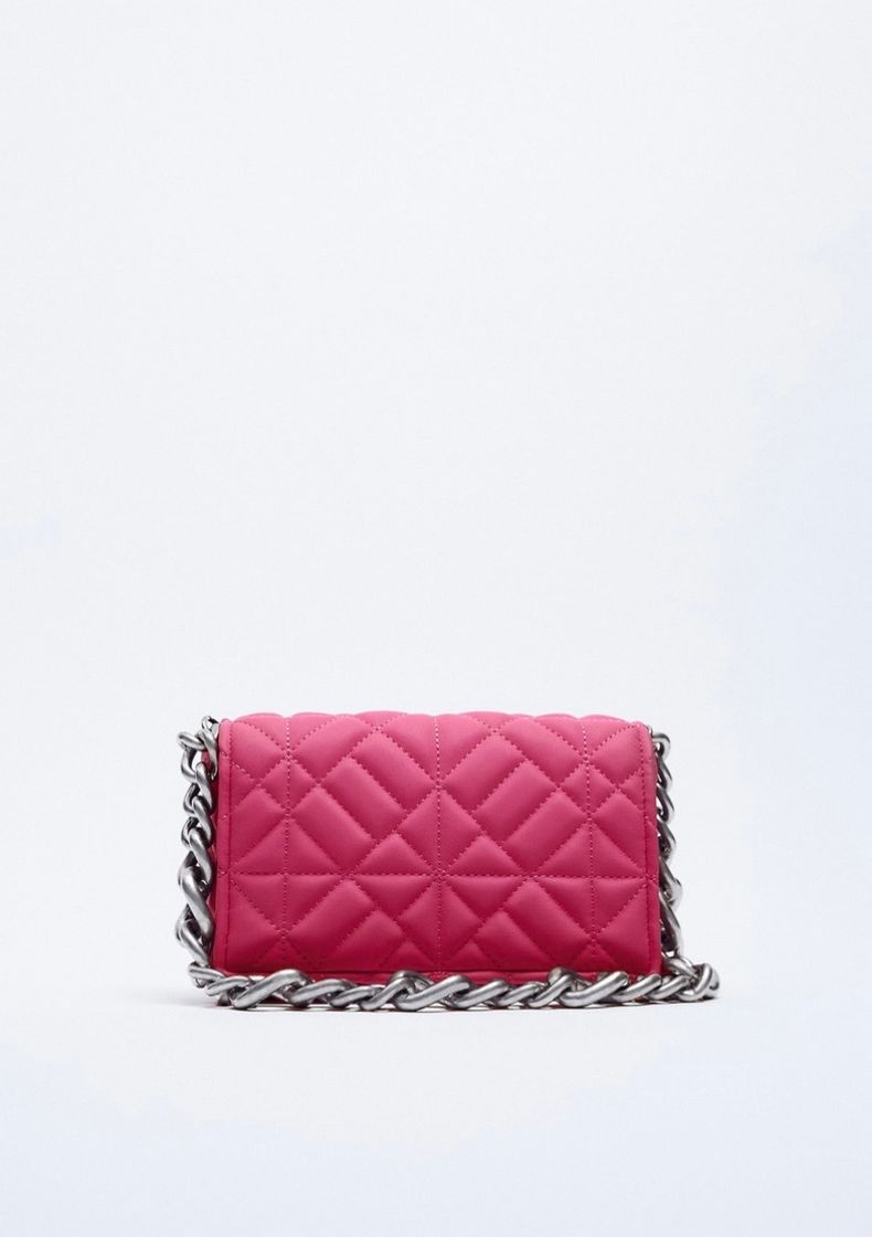 Fashion Bolso cadena rosa Zara