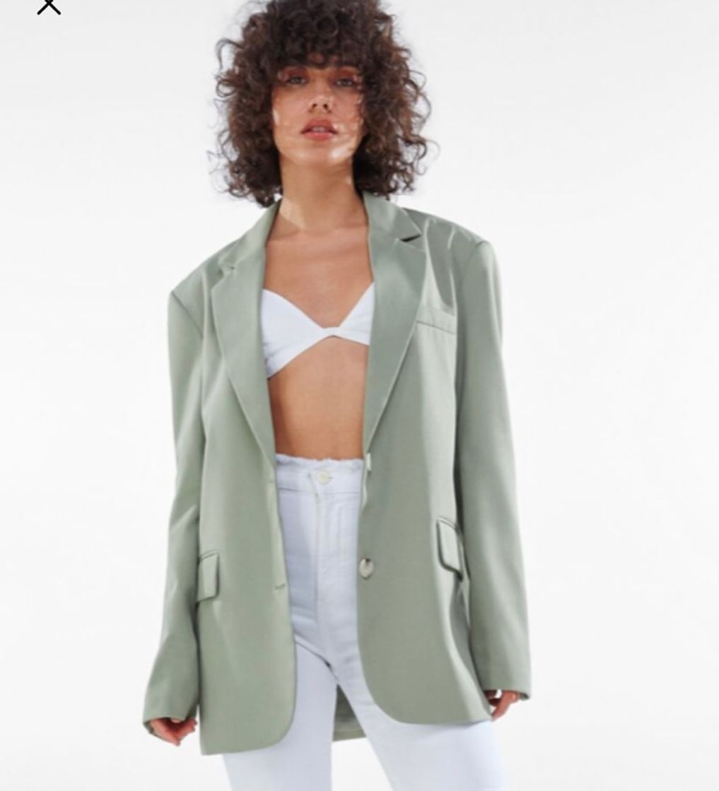 Fashion blazer corte masculino verde