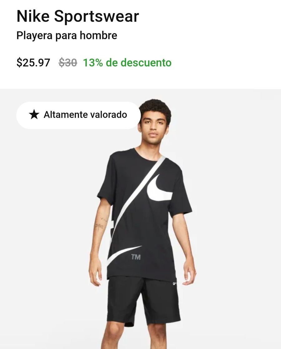 Fashion Camiseta corta nike tm