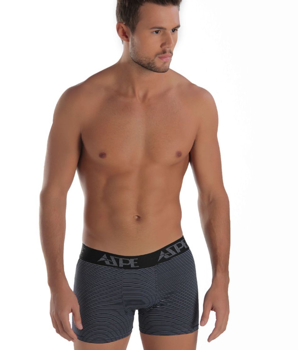 Moda Cueca Boxer Risca Giz na Click Sophia! Fique super sensual!