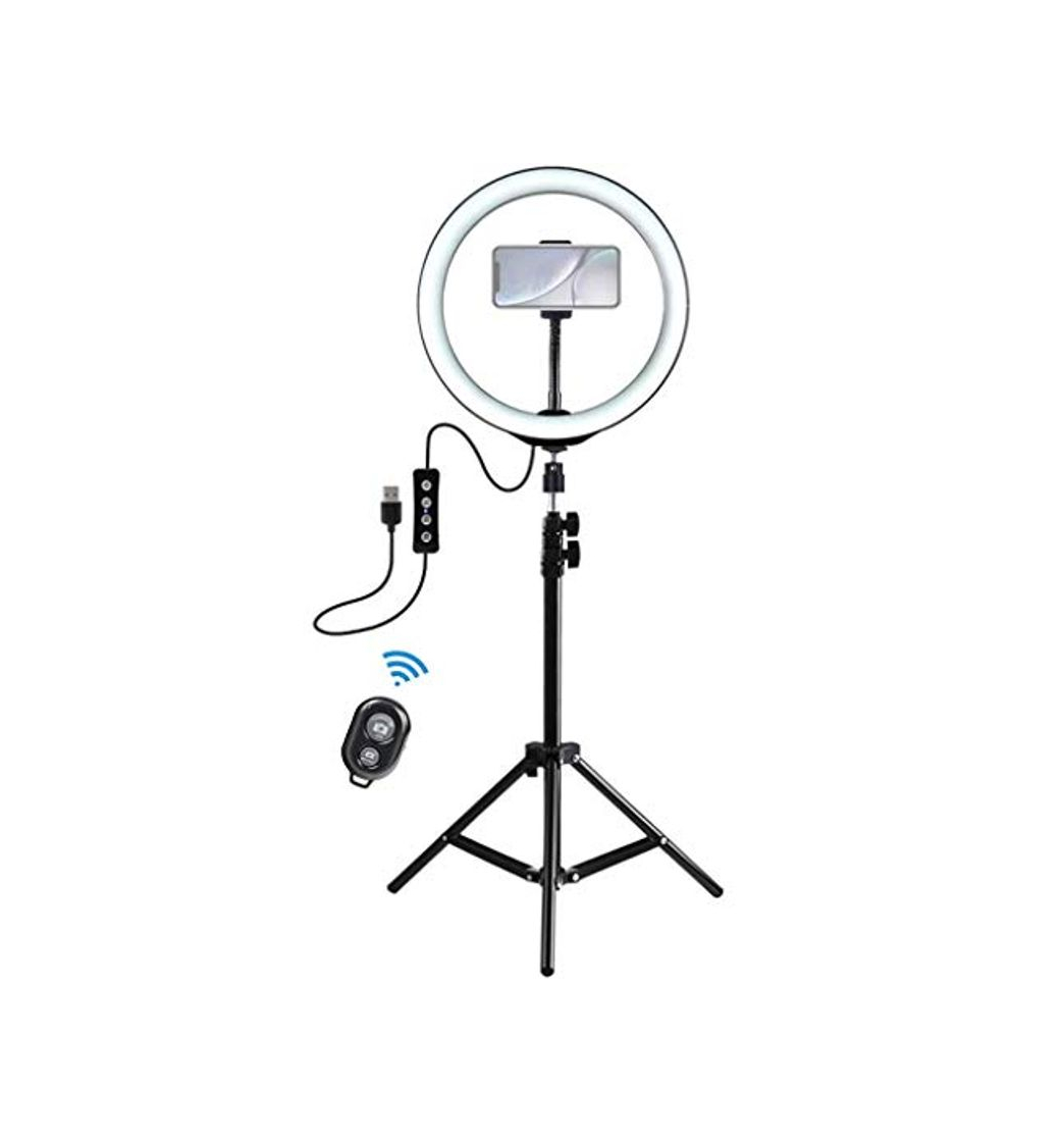 Social Aro de Luz con Tripode LED Ring Light Anillo Luz para Maquillaje,