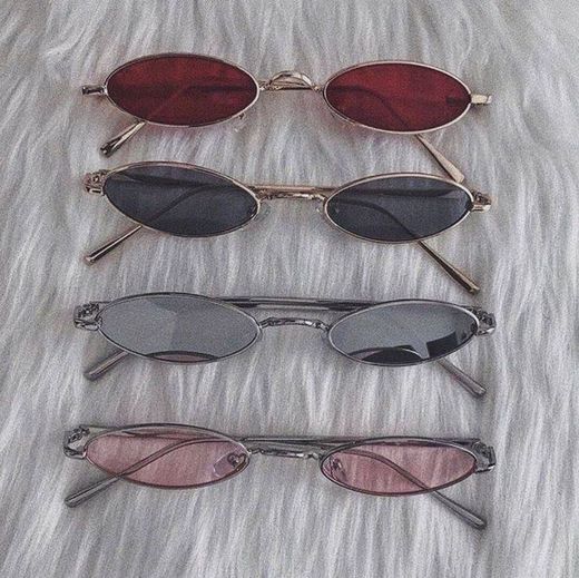 Óculos vintage oval