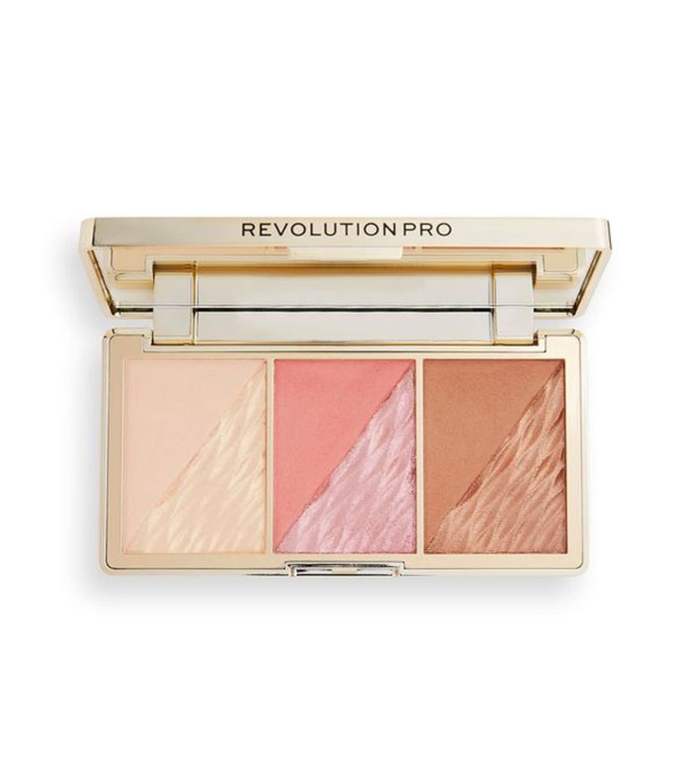 Moda Revolution Pro - Paleta de rostro Crystal Luxe