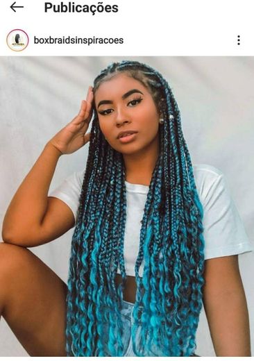 Box braids Inspirações 😉