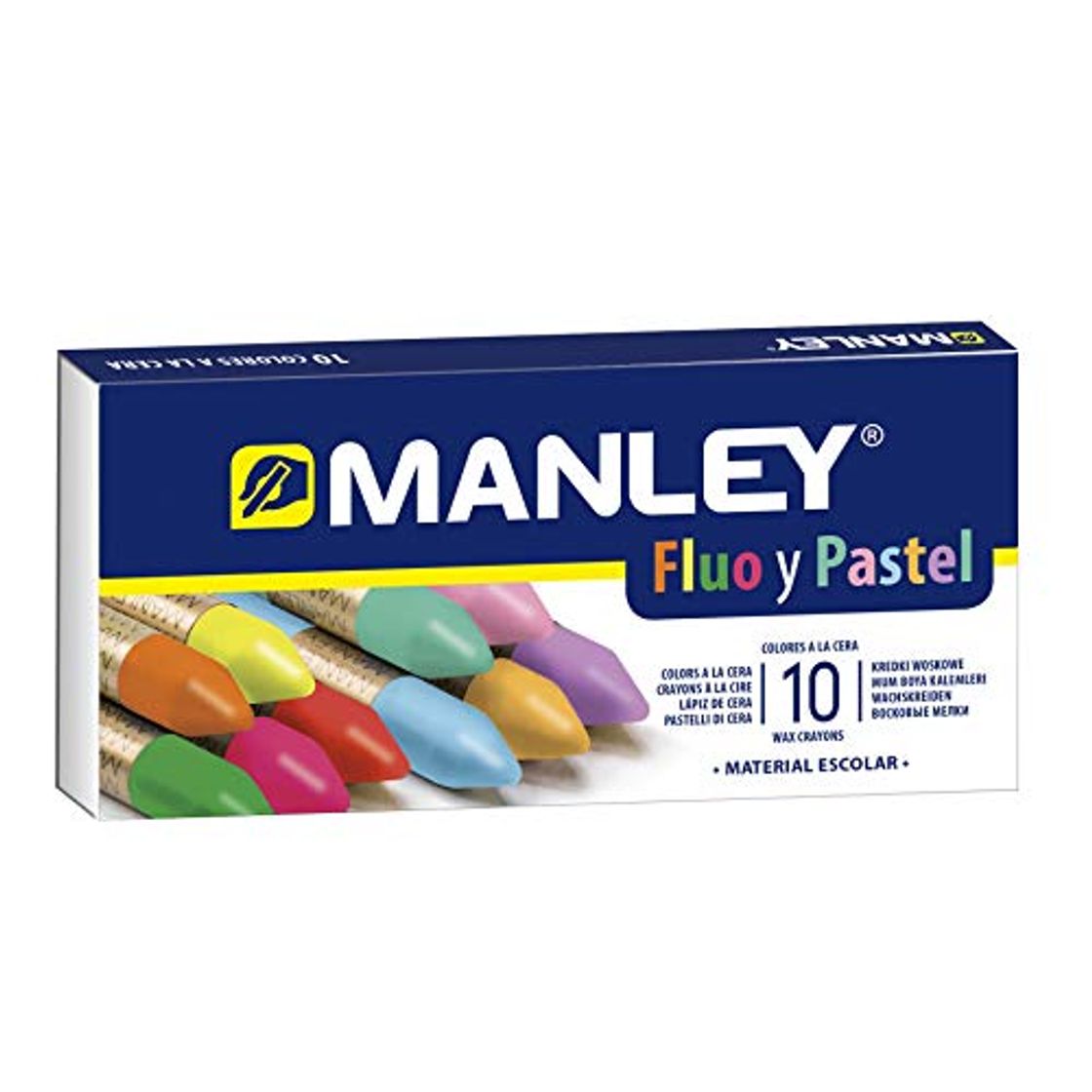 Lugar Estuche 10 ceras Manley Colores Especiales