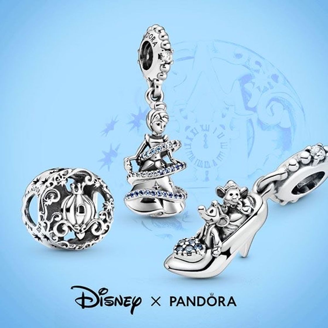 Moda Pandora Cinderella Charms