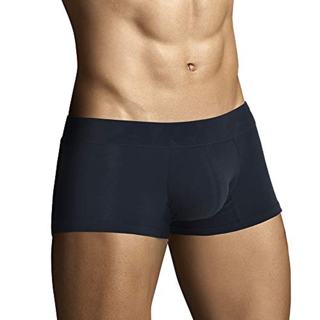 Fashion ARIUS Calzoncillo Boxer Corto Ajustado de Hombre Negro de algodón con diseño