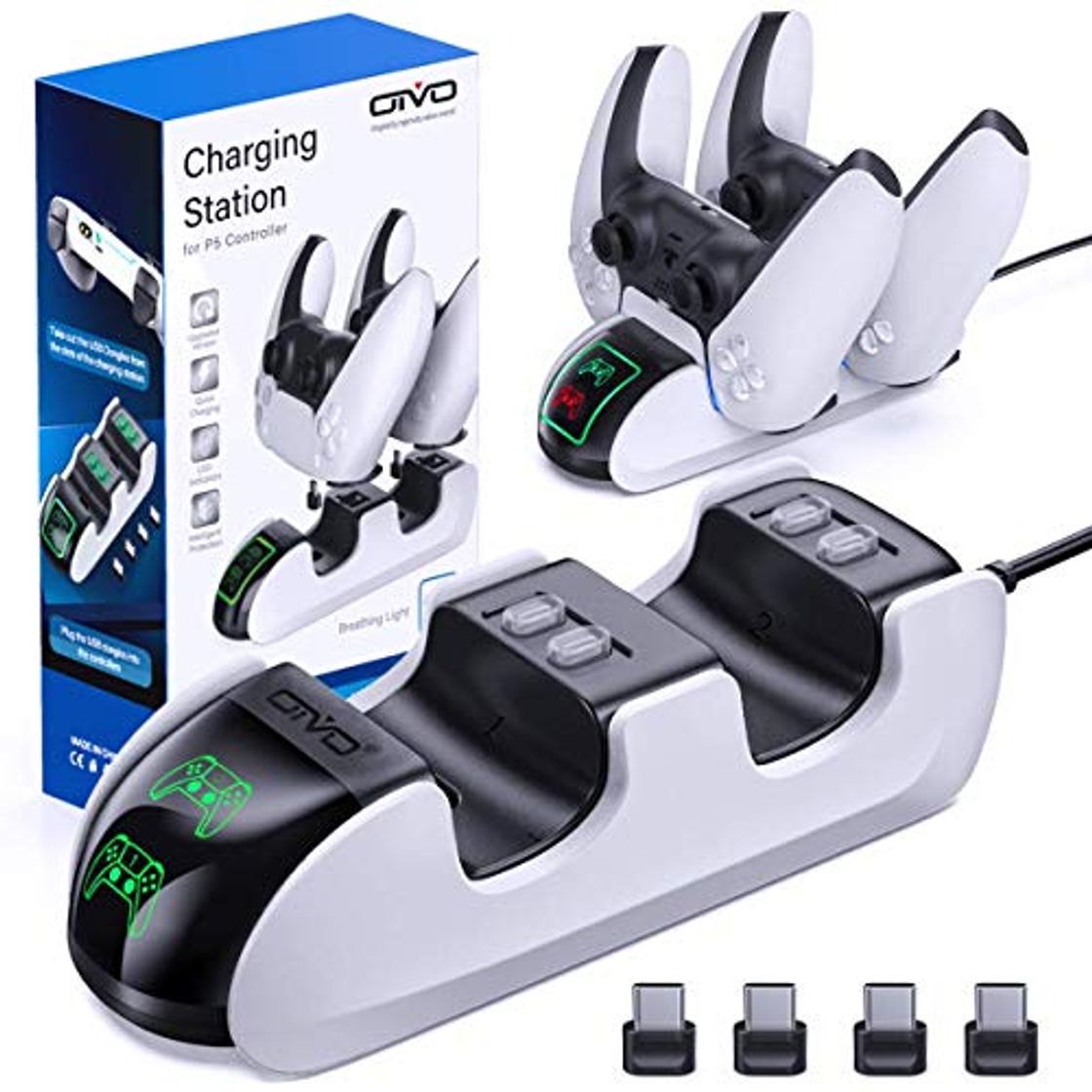 Social OIVO Cargador Mando PS5