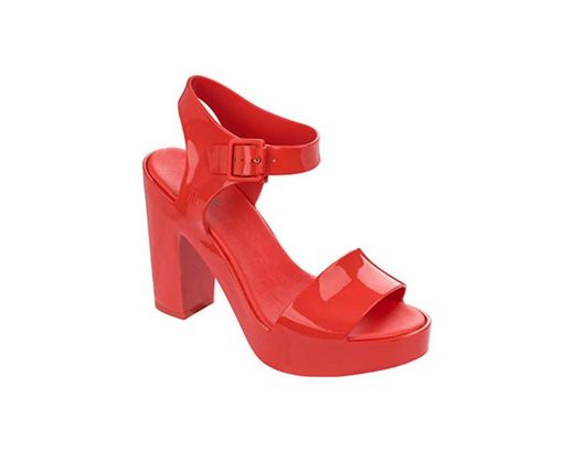 MAR Heel Sandalias con tacón de Mujer Rojo