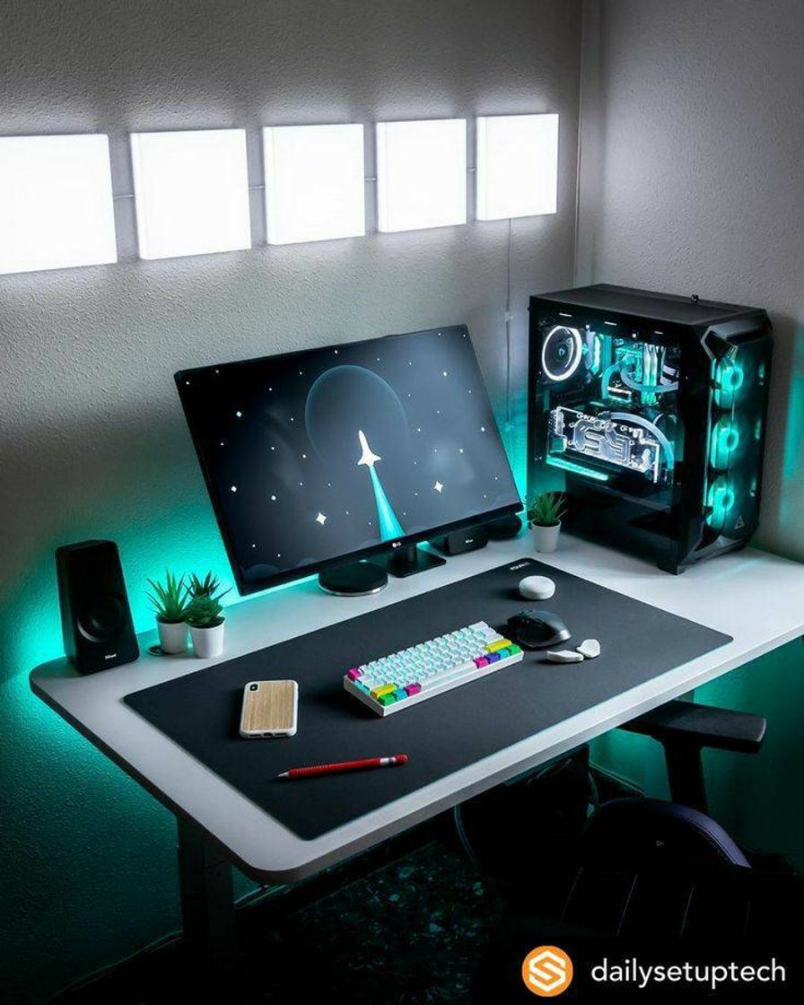 Fashion Setup Gamer com LED Verde