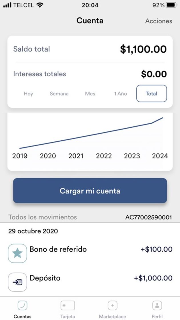 App Recibe $100 de regalo 