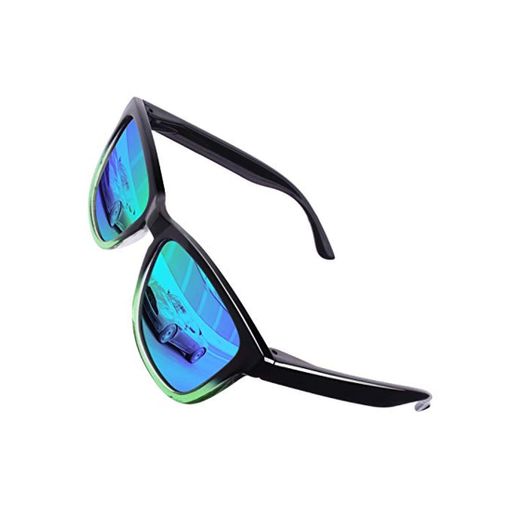 CGID Gafas de Sol Polarizadas Hombre y Mujer Retro Deportivos 80's Ultra Light Protección UV400 MJ17