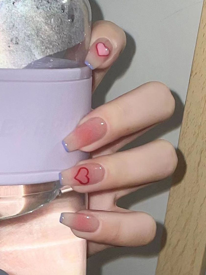 Moda 24 peças comprido unhas faltas & 1 PC lixa de unhas & 1 folha tipo 