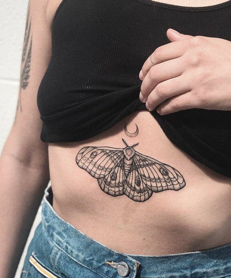 Fashion Tattoo Black Mariposa