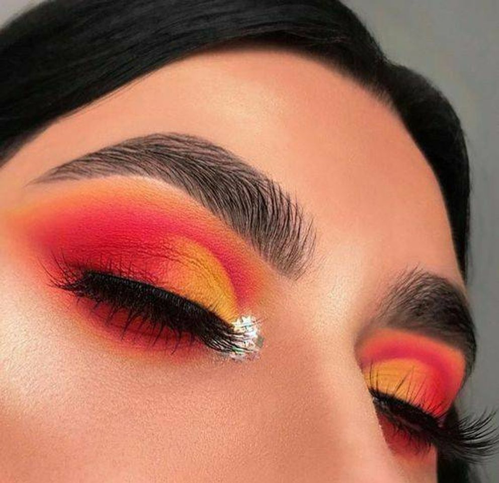 Moda Inspiração make laranja 🍊 