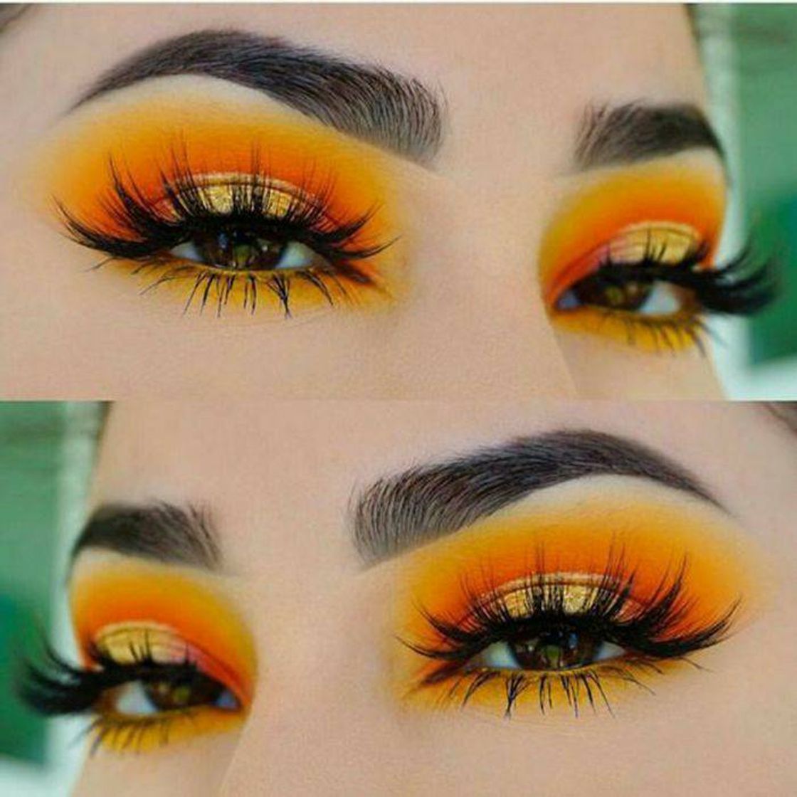 Moda Inspiração make laranja 🍊 