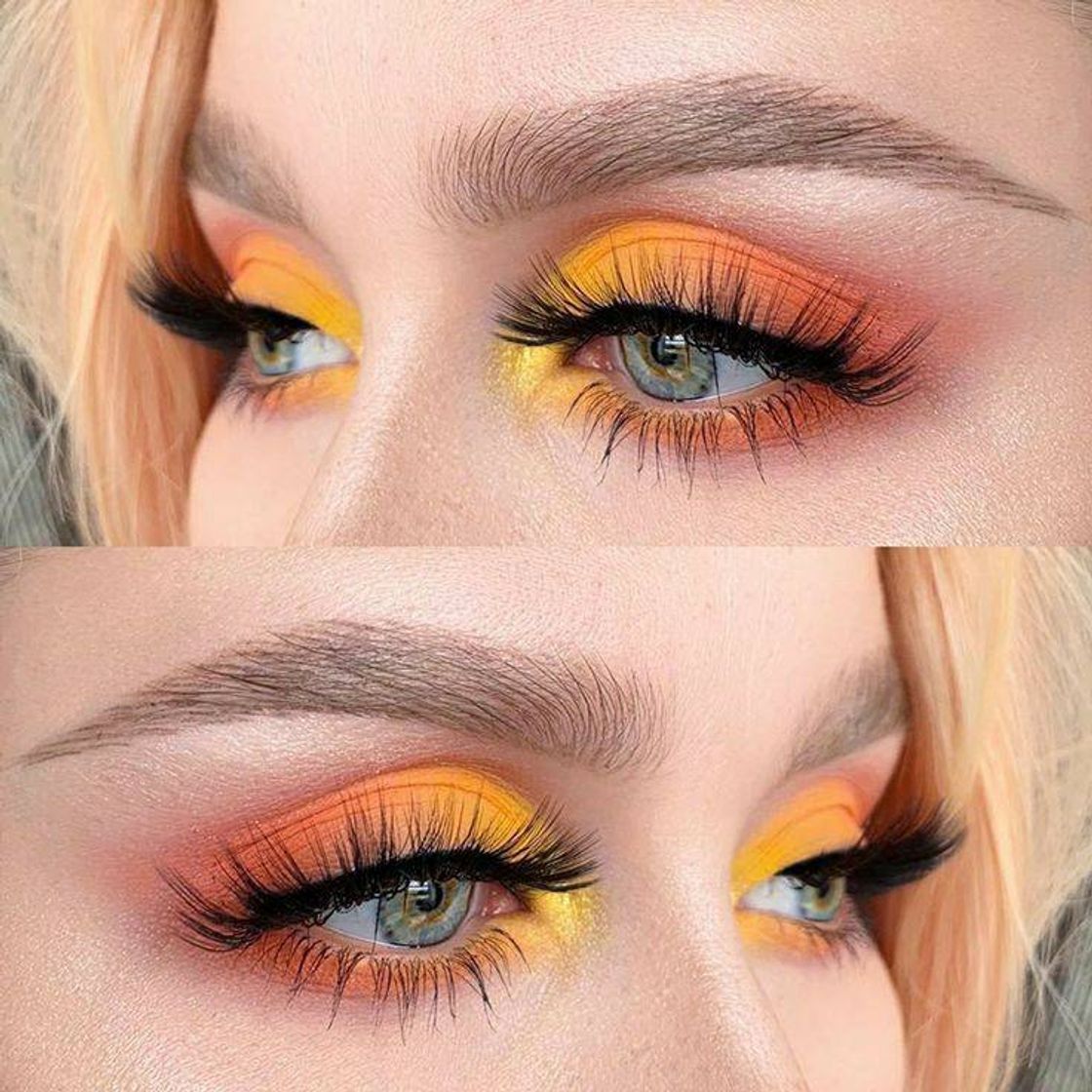 Moda Inspiração make laranja 🍊 