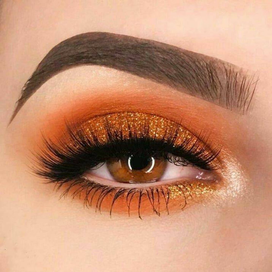 Moda Inspiração make laranja 🍊 