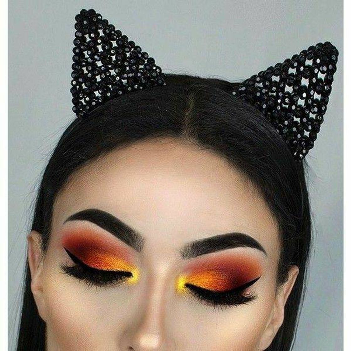 Moda Inspiração make laranja 🍊 