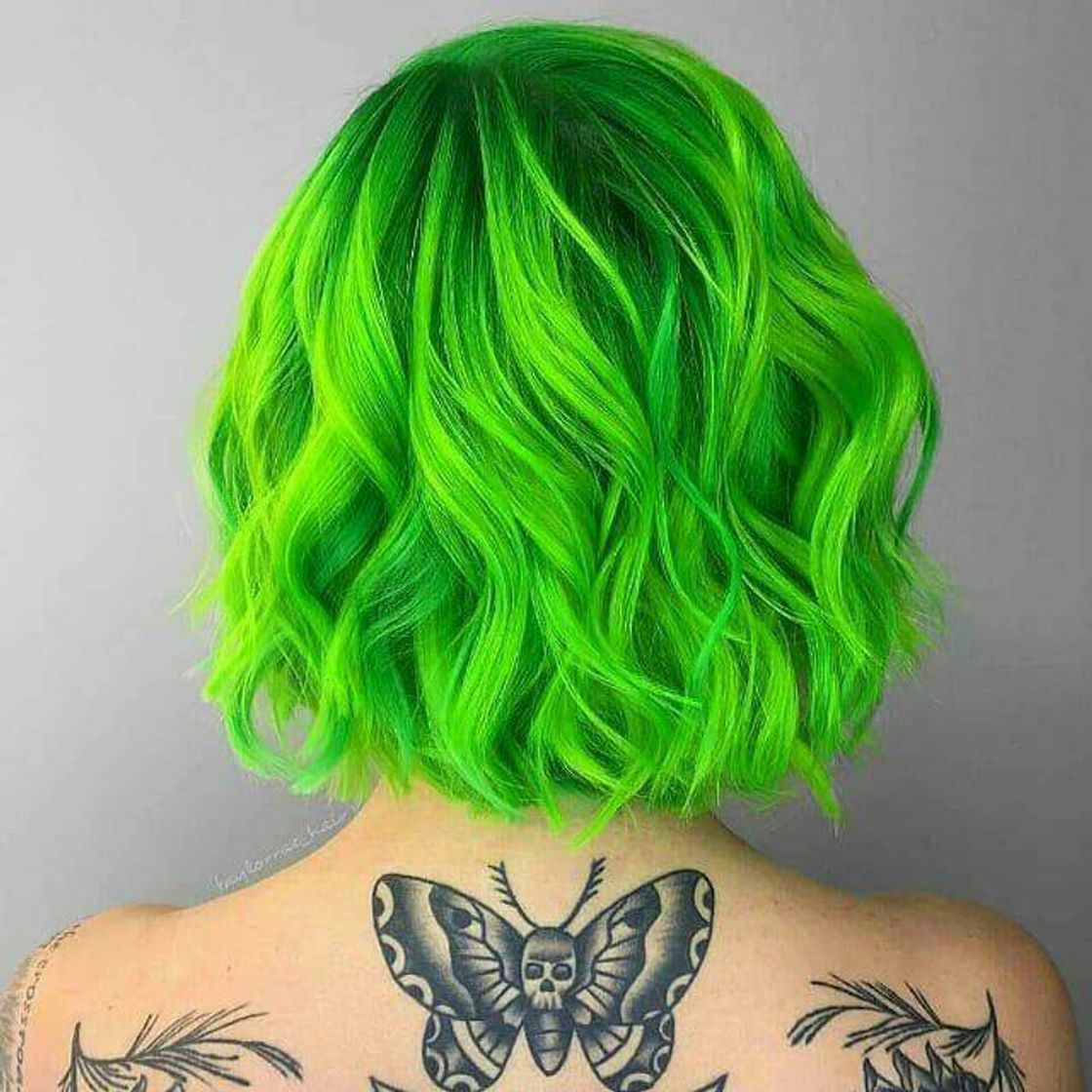 Fashion Cabelo verde